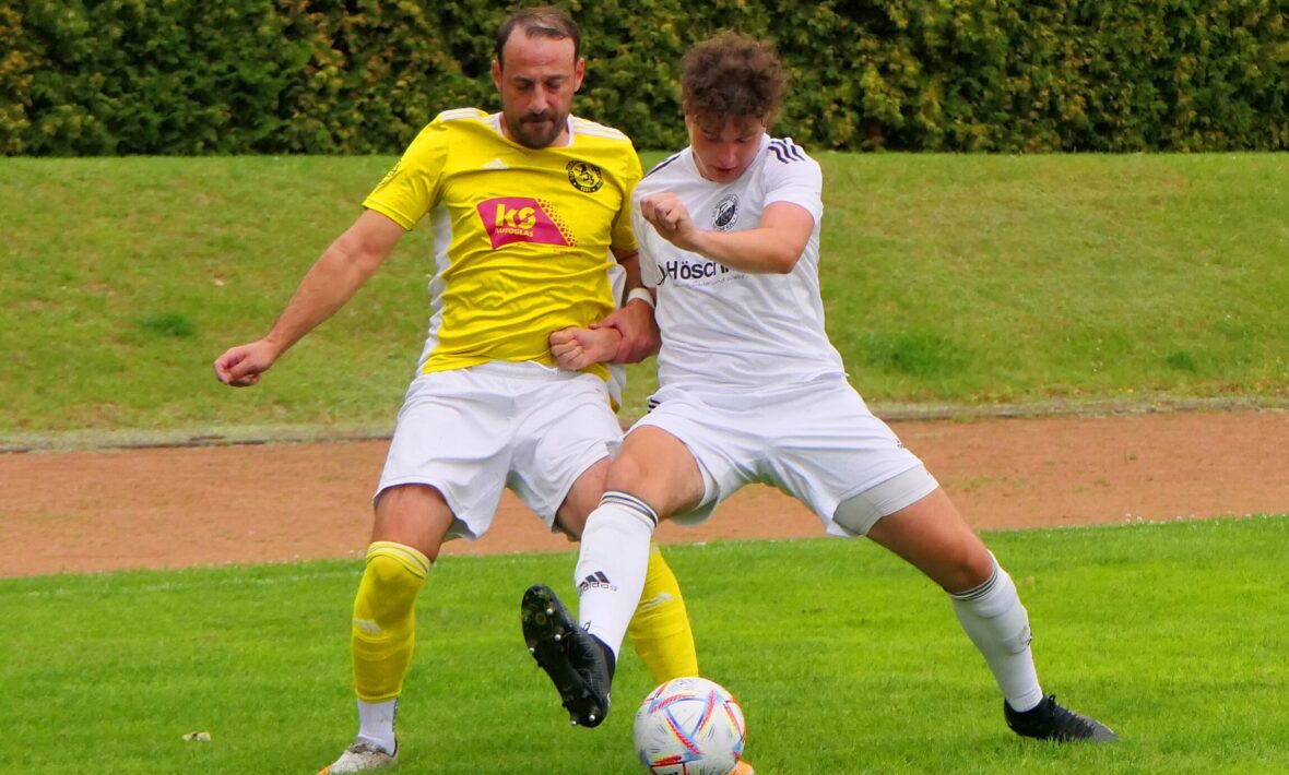 Andreas Dellemann im Zweikampf