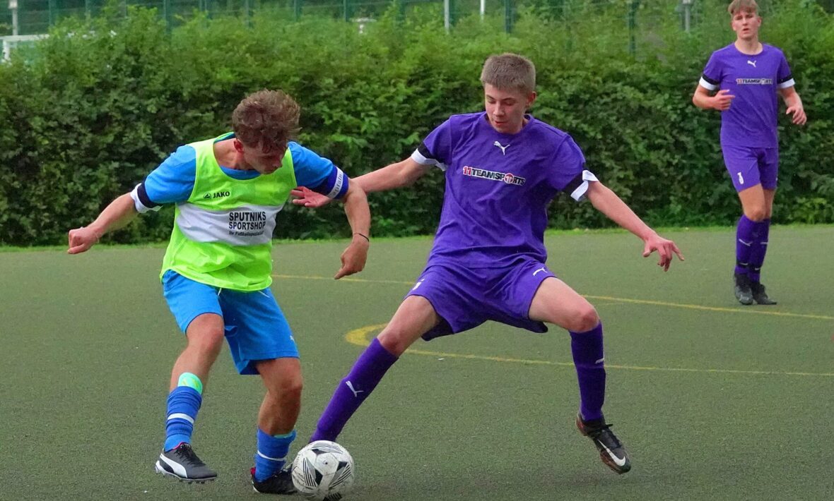 Die A-Jugend des SC Hainberg besiegte die B2 des JFV 37 Göttingen